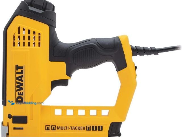 Lot 49-5461309 - DeWalt  5-in-1 High/Low Power Switch Heavy Duty Electric Multi-Tacker.  Model: DWHT75021. Used