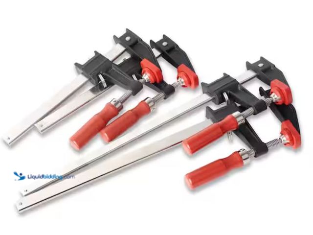 Lot 49-2005572 - (3-Piece) BESSEY Clutch Clamp Set, Model # GSCC4PK-C, Unused (Three clamps total per lot).   Ref#SB0...