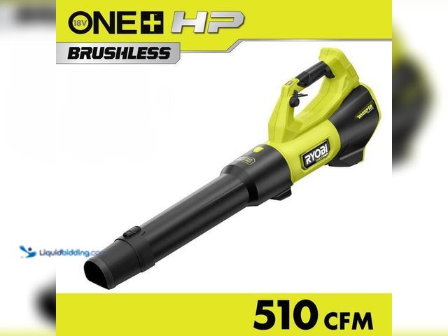 Lot 49-2024978 - RYOBI ONE+ HP 18V Brushless Cordless 130 MPH 510 CFM Leaf Blower (Tool Only). Model # PBLLB01B. MSRP...
