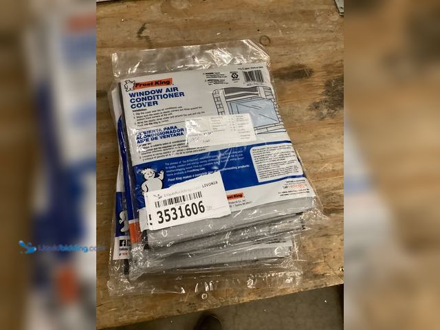 Lot 49-3531606 - Frost King 18 in. x 27 in. x 16 in. Vinyl Outside Window Air Conditioner Cover for Small Units, SIX ...