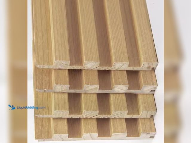 Lot 49-5486695 - Art3dwallpanels
Oak 8-1/2 ft. x 1/2 ft. x 2/3 in. Slat Solid Wood Decorative Wall Paneling for Inte...