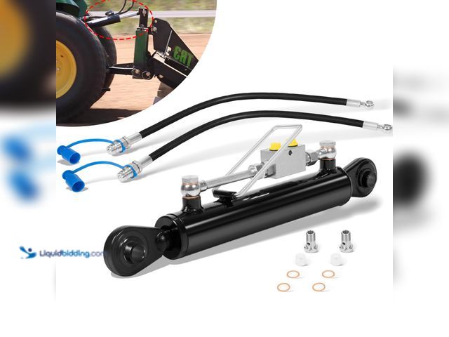 Lot 49-5416286 - Upgrade Hydraulic Top Link Cat. 1-1 with Locking Block 18 1/8” - 26 3/8” with 2 x Hose, SPH320032 2-...