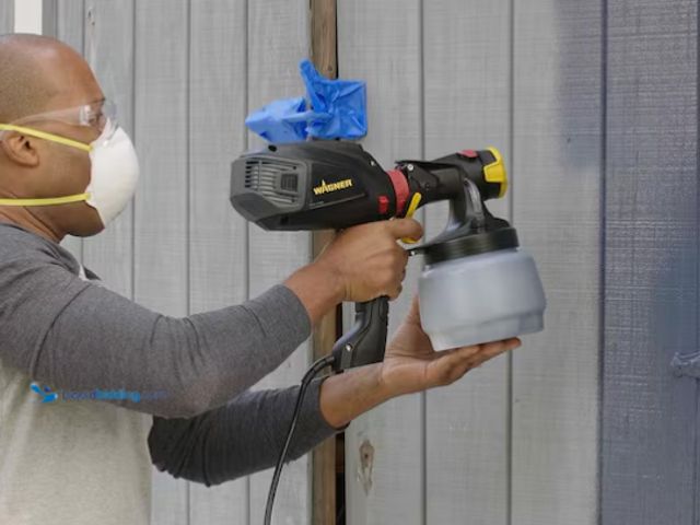 Lot 49-2024242 - Wagner Flexion 2500 Electric Handheld HVLP Paint Sprayer. Model # 2409509. MSRP $170. Used, has atta...