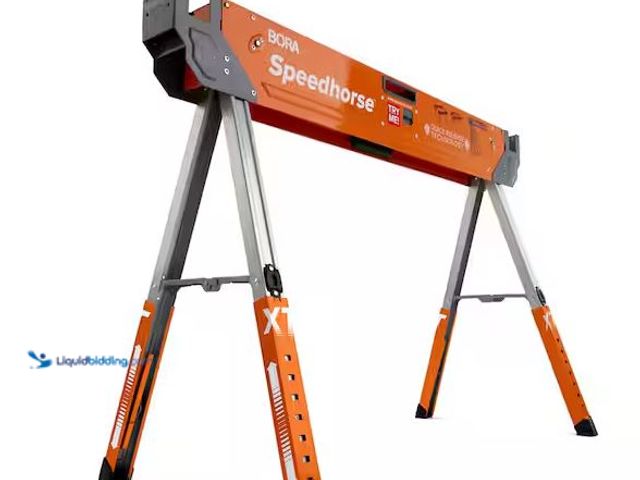 Lot 49-5486685 - BORA
30 in. to 36 in. H Steel Speed Horse XT Adjustable Height Sawhorse with Auto Release Legs 
In...