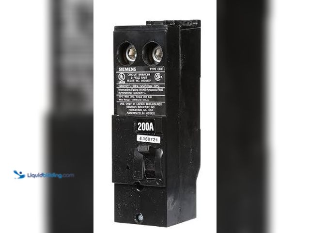 Lot 49-5490200 - Siemens QN2200R 200-Amp 2 Pole 240-Volt Circuit Breaker Item is unused