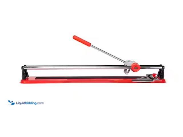 Lot 49-1576692 - Rubi Practic 61 Plus-24 in. Tile Cutter with Tungsten Carbide Blade and Roller Guide Model # 21979, ...
