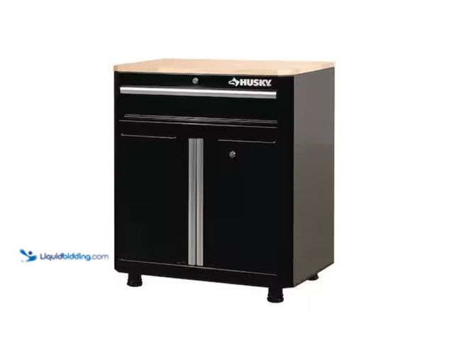 Lot 49-2001142 - Husky Ready-to-Assemble 28 in. W x 32.8 in. H x 18.3 in. D 24-Gauge 1-Shelf Steel Freestanding Cabin...
