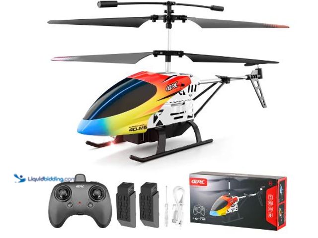 Lot 49-3432512 - 4DRC RED 4D-M5 Remote Control Helicopter, Unused, Unable to test.  Ref#CRS0209