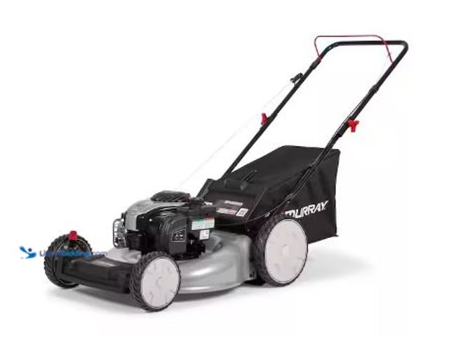 Lot 49-1625515 - Murray 21 in. 140 cc Briggs and Stratton Walk Behind Gas Push Lawn Mower with Height Adjustment and ...