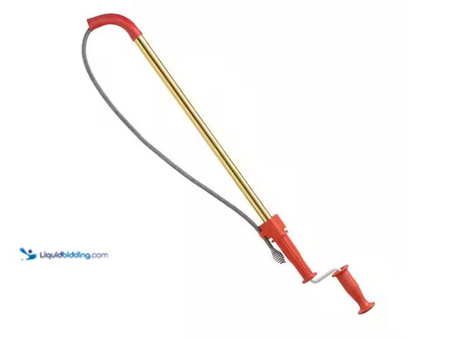 Lot 49-1575546 - RIDGID K-6DH Hybrid Toilet Snake Auger, Cable Extends to 6 ft. with Integrated Drop Head (Manual or ...