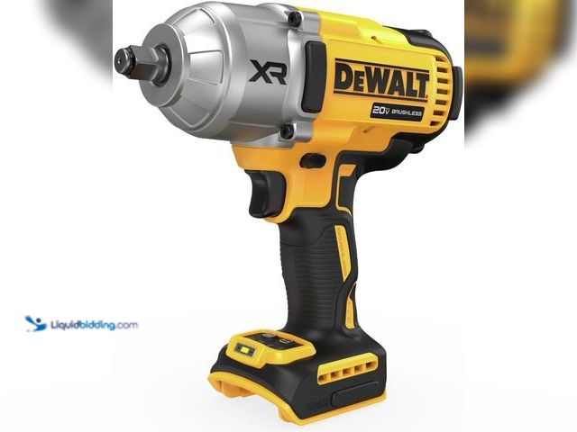 Lot 49-5461220 - DEWALT 20V MAX Cordless Impact Wrench, 1/2 Impact Gun, High Torque with Hog Ring Anvil, Tool Only (M...