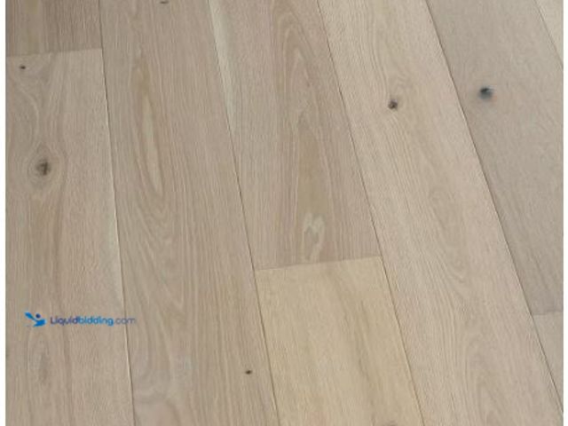 Lot 49-1517485 - (3) Malibu Wide Plank Marshalls French Oak 1/2 in. T x 7.5 in. W Tongue & Groove Wire Brushed Engine...