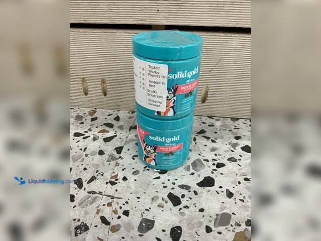 Lot 49-5485086 - QTY 2 - Solid Gold OMG! Chicken Flavored Soft Chews Omega 3 Fish Oil Supplement for Dogs, 60 count. ...