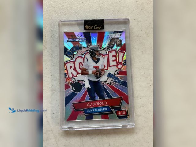 Lot 49-1505276 - COLLECTIBLE 2023 WILD CARD ALUMINATION COMIX CJ STROUD ROOKIE FOOTBALL CARD 4/10 #COINS1211
