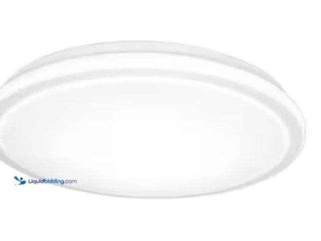 Lot 49-1548729 - Commercial Electric 16 in. Low Profile LED Flush Mount Round Closet Light Fixture 1700 Lumens 3000K ...