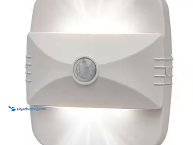 Lot 49-3612910 - Lot of (4) Sensor Brite LED Indoor Up Down Night Light Bulb, Model # SBUD-CD6, Unused, Has attachmen...