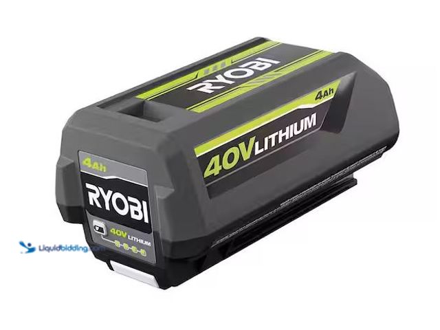 Lot 49-5545539 - RYOBI
40V Lithium-Ion 4.0 Ah Battery, Unused, Works