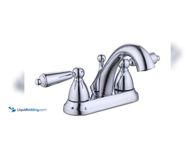 Lot 49-5412906 - Glacier Bay
Teapot 4 in. Centerset Double-Handle Bathroom Faucet in Polished Chrome. Item is Unused