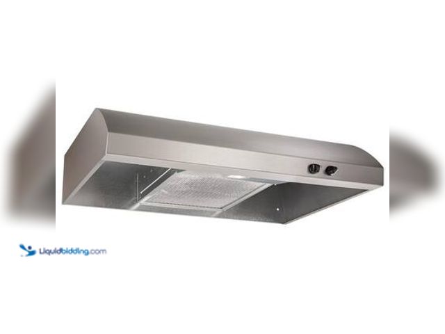 Lot 49-5539917 - Broan-NuTone AR1 Series 30 in. 270 Max Blower CFM 4-Way Convertible Under-Cabinet Range Hood with Li...