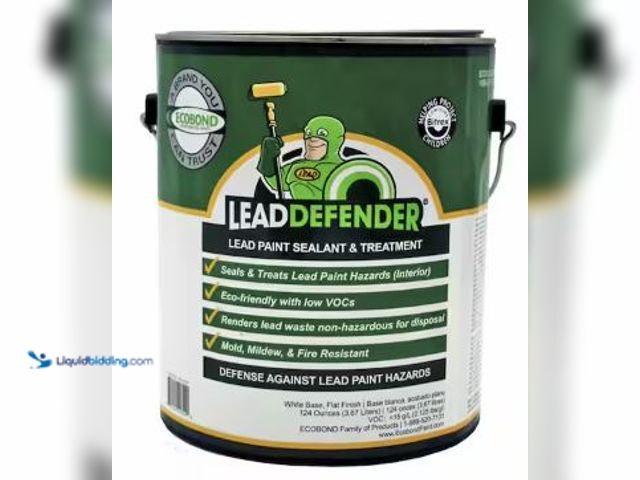 Lot 49-5436357 - ECOBOND LBP Lead Defender 1-Gal Off White Flat Lead Based Paint Treatment and Sealant. Model # ECO-L...