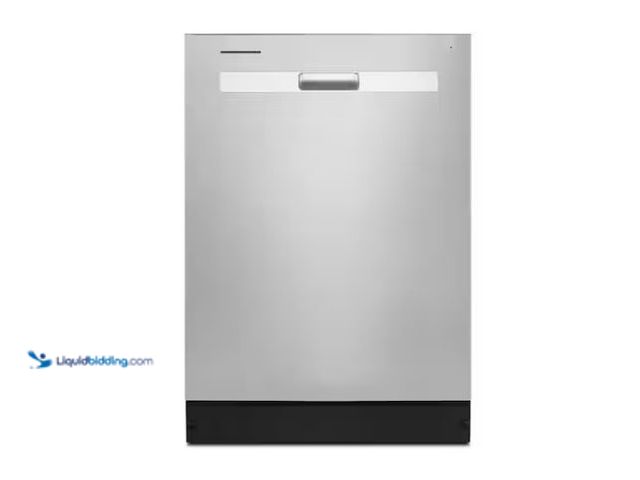 Lot 49-5580769 - Whirlpool
24 in Top Control Built-In Tall Tub 55 dBA Dishwasher in Fingerprint Resistant Stainless ...