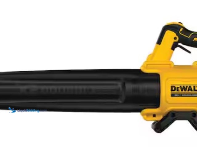 Lot 49-1519179 - DEWALT 20V MAX 125 MPH 450 CFM Brushless Cordless Handheld Leaf Blower with Concentrator Nozzle (Too...