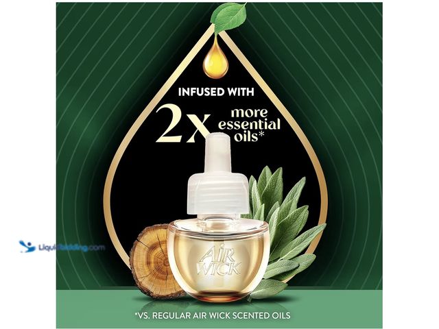 Lot 49-1810589 - AIRWICK REFILLS    25 refills (not flowery sent ) Air Wick Vibrant Plug In Scented Oil Refill, Infus...