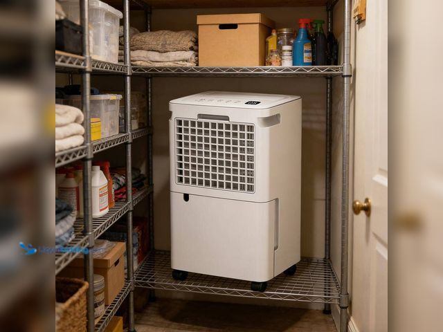 Lot 49-5543462 - Edendirect
30 pt. 3,000 sq.ft. Dehumidifier for Basement in White with Drain Hose, Bucket, 20%-90%R...