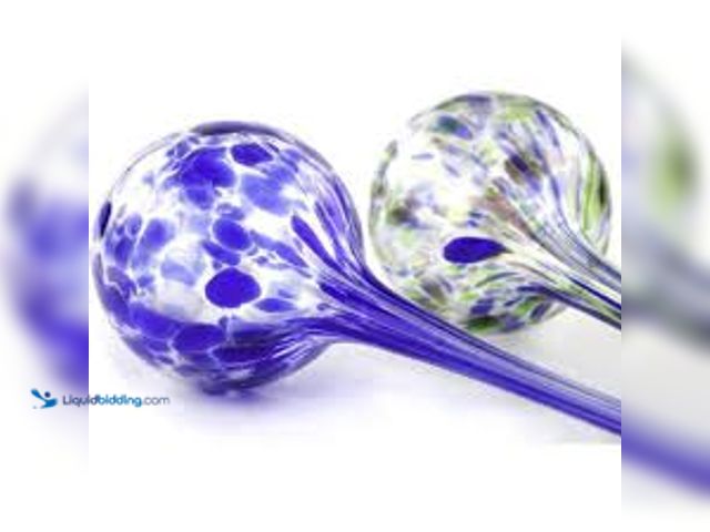 Lot 49-5488530 - QTY 6 -  Aqua Globes Large Water Globe Twin Pack. Model # AQUAGLOBE2PK. Unused