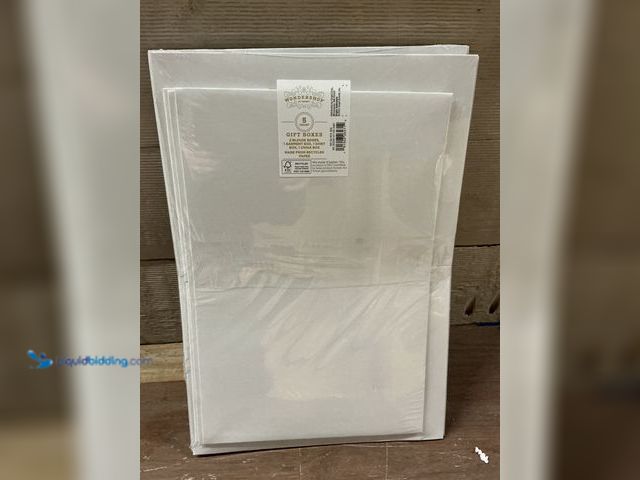 Lot 49-3529157 - 5ct Assorted Christmas Gift Box White - Wondershop™: Variety Pack for Presents New (2packs)