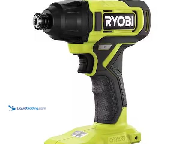 Lot 49-1576907 - RYOBI ONE+ 18V Cordless 1/4 in. Impact Driver (Tool Only) Model # PCL235B, Slightly Used, Tested Wor...