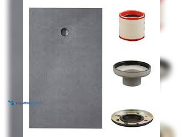 Lot 49-5407091 - Everbilt Watershield Shower System 36 in. x 60 in. Waterproof Shower Pan with Off-Center Drain (Drai...
