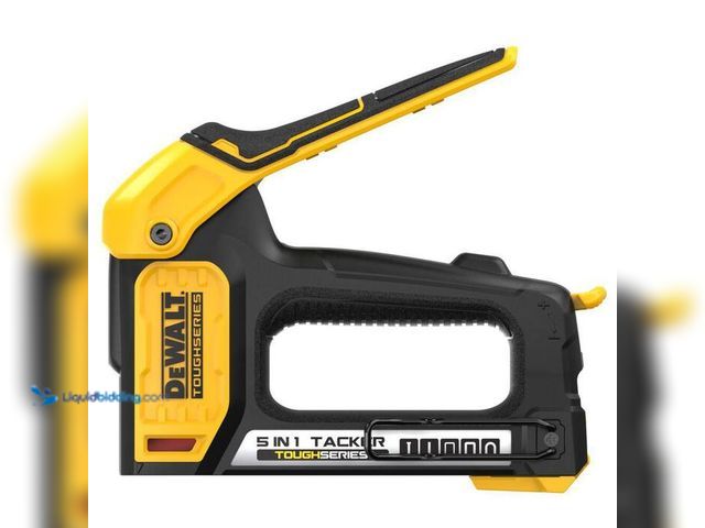 Lot 49-2024032 - DEWALT 5-in-1 Multitacker Stapler. Model # DWHT70510. MSRP $40. Used. Scuffs and scratches.   Ref#PA...