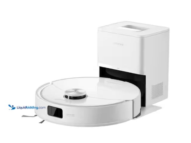 Lot 49-3611831 - Roborock Q10 VFS+ 13. 9 in. Robotic Vacuum and Mop with Smart Navigation Auto Lifting Mop Multi-Surf...