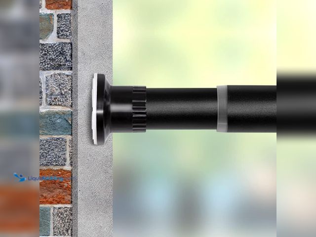 Lot 49-3564308 - Vailge Room Divider Tension Rods, Premium Curtain Tension Rods,122-150 Inch,No Drilling, Adjustable ...