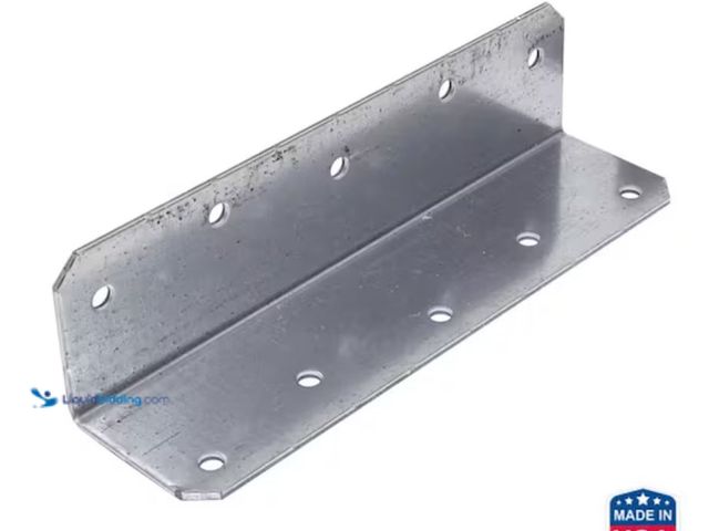 Lot 49-1623758 - Lot of (10) Simpson Snew. strong-Tie ML 2 in. x 8 in. 12-Gauge ZMAX Galvanized Medium L Angle, Model...