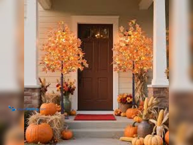 Lot 49-5459565 - Lightshare 2-Piece 6 ft. Artificial Maple Tree in Base. Model # FYS6FT-2. Unused and working.