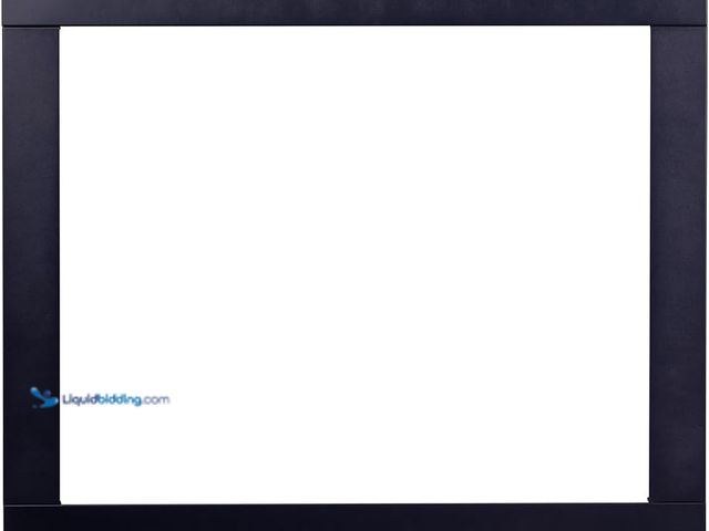 Lot 49-5485942 - Modern Ember Uptown 33" Inch Electric Fireplace Insert Trim Kit, 3 Inch Trim, Electric Fireplace Sol...