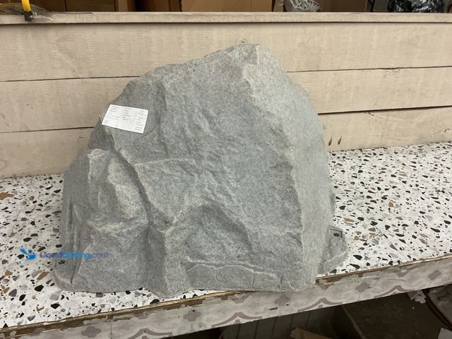 Lot 49-5453653 - Large Gray Artficial Rock. Plastic, has predrilled holes.  Unused.