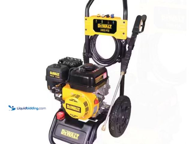 Lot 49-1624724 - DEWALT 3400 PSI 2.5 GPM Gas Pressure Washer with Maintenance-Free Pump, Heavy-Duty Commercial Cold W...