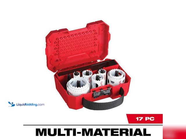 Lot 49-5449438 - Milwaukee
Hole Dozer General Purpose Bi-Metal Hole Saw Set (17-Piece) Unused