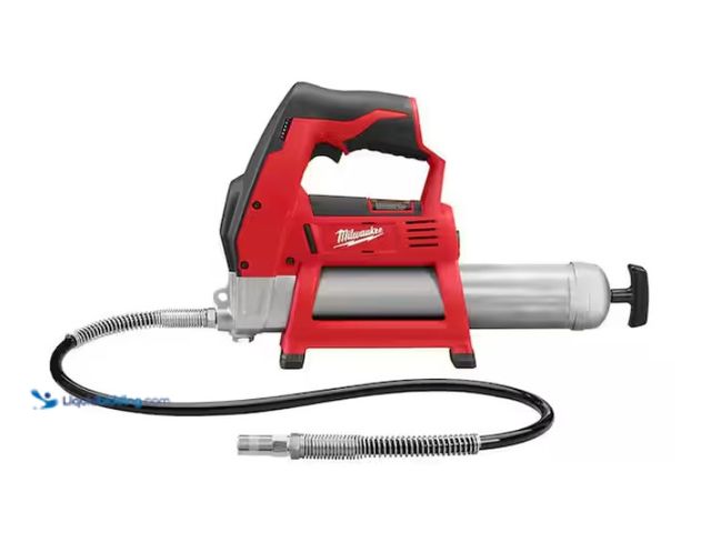 Lot 49-1567796 - Milwaukee M12 12V Lithium-Ion Cordless Grease Gun (Tool-Only), Model # 2446-20, New, Tool only.   Re...
