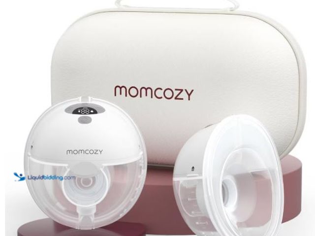 Lot 49-5460631 - Momcozy M5 Hands-Free Wearable Electric Breast Pump Set Item is used, unable to test.