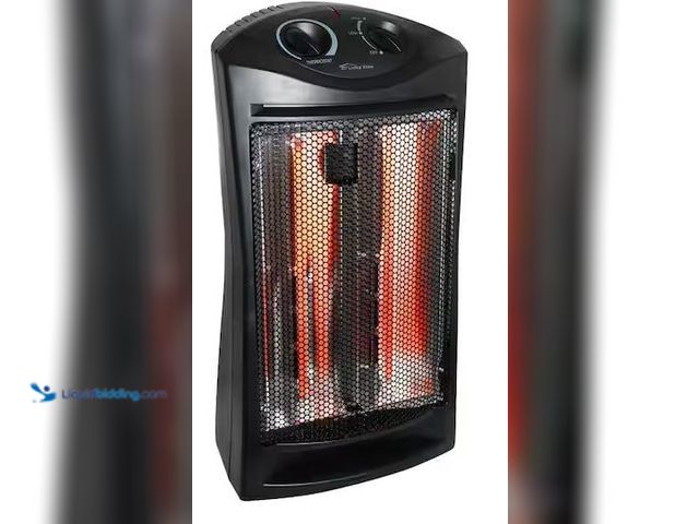 Lot 49-5490092 - living zone
1500-Watt Black Electric Tower Quartz Infrared Space Heater with Thermostat Internet # ...