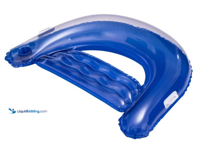 Lot 49-1625769 - Lot of (3) Bluescape Inflatable Comfort Chair Lounge Pool Float, cup holder, Model # 146734682637, S...