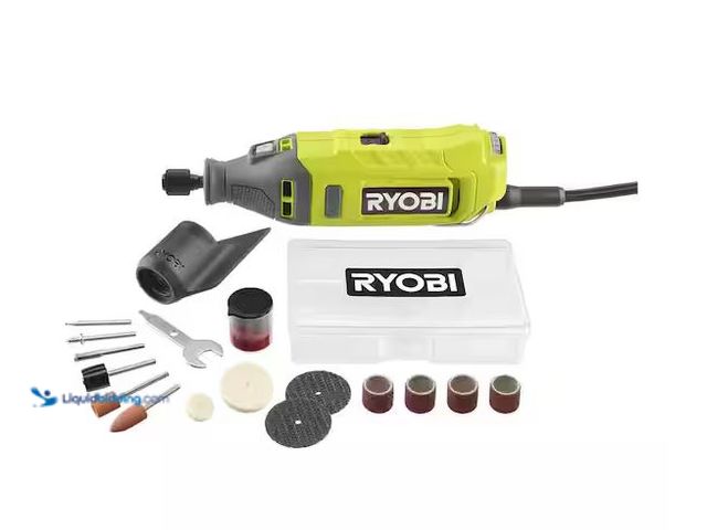 Lot 49-5551368 - RYOBI
1.2 Amp Corded Rotary Tool, Unused, Works