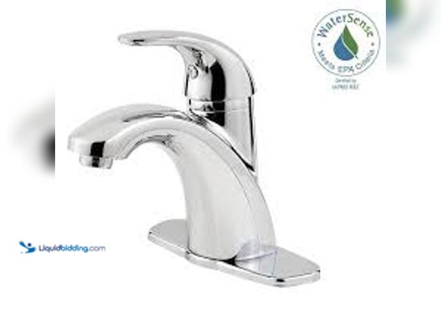 Lot 49-5448885 - Pfister Parisa 4 in. Centerset Single-Handle Bathroom Faucet in Polished Chrome. Model # LF-042-PRCC...