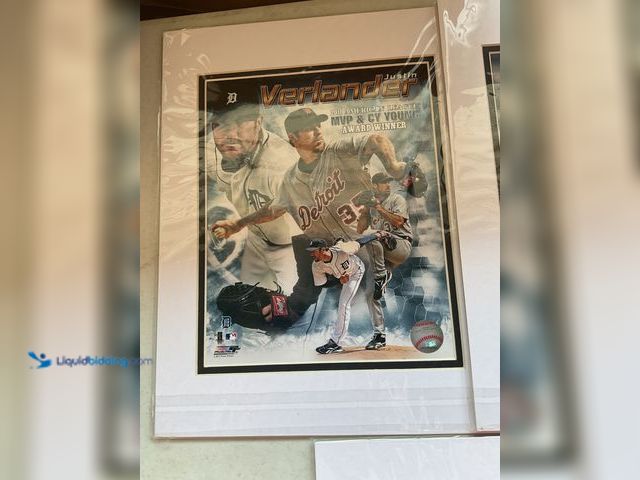 Lot 49-1804636 - 3 DETROIT TIGERS 8X10 PHOTO PRINTS.