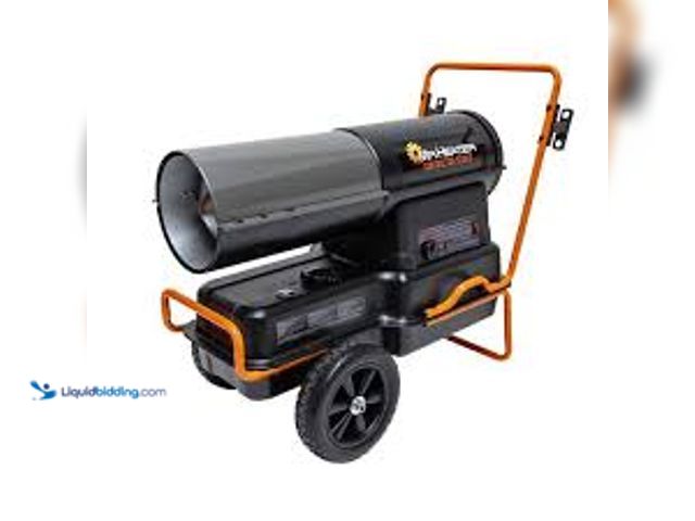 Lot 49-5489159 - Mr. Heater Contractor Series 140,000 BTU Black Forced Air Kerosene/Diesel Outdoor Space Heater with ...