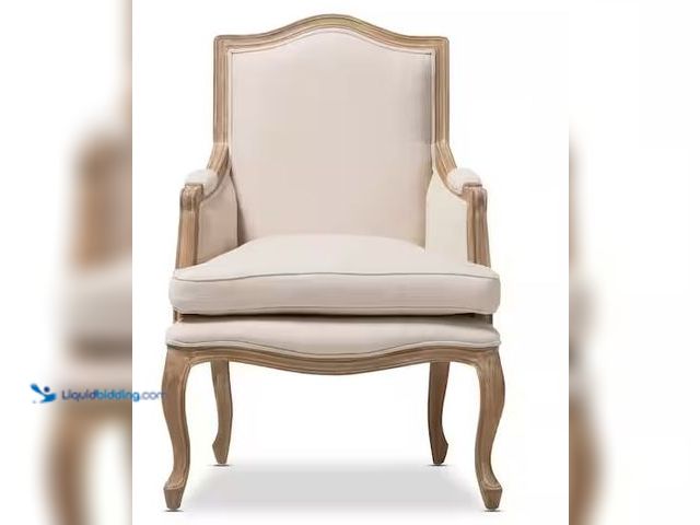 Lot 49-3539032 - Baxton Studio
Alarica Beige Fabric Arm Chair Internet # 207104635
Model # 28862-6020-HD Item is Fa...